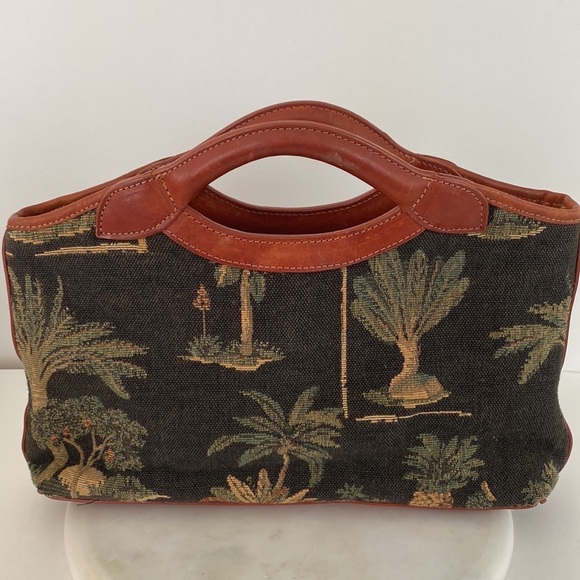 Vintage Tommy Bahama Leather Bag - Picture 3 of 8